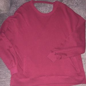 RED HOLLISTER SWEATER